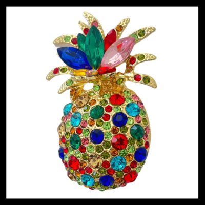 Broche ANANAS Multicolore