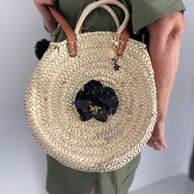 Panier rond FLOWER