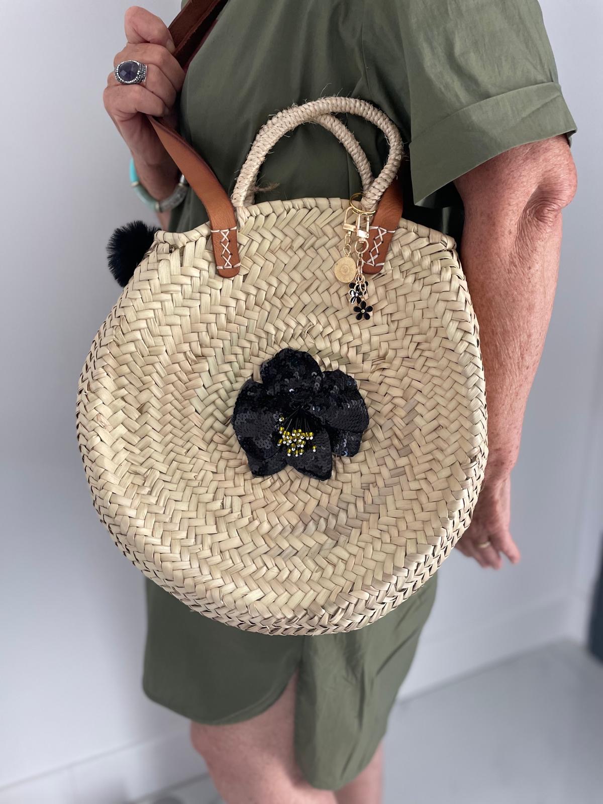 Panier rond FLOWER