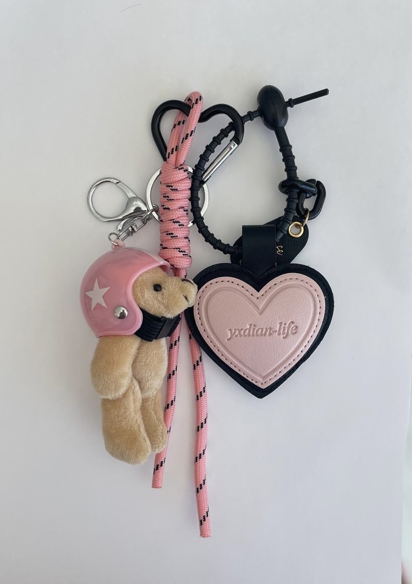 Bijou de Sac OURS CASQUE MOTO