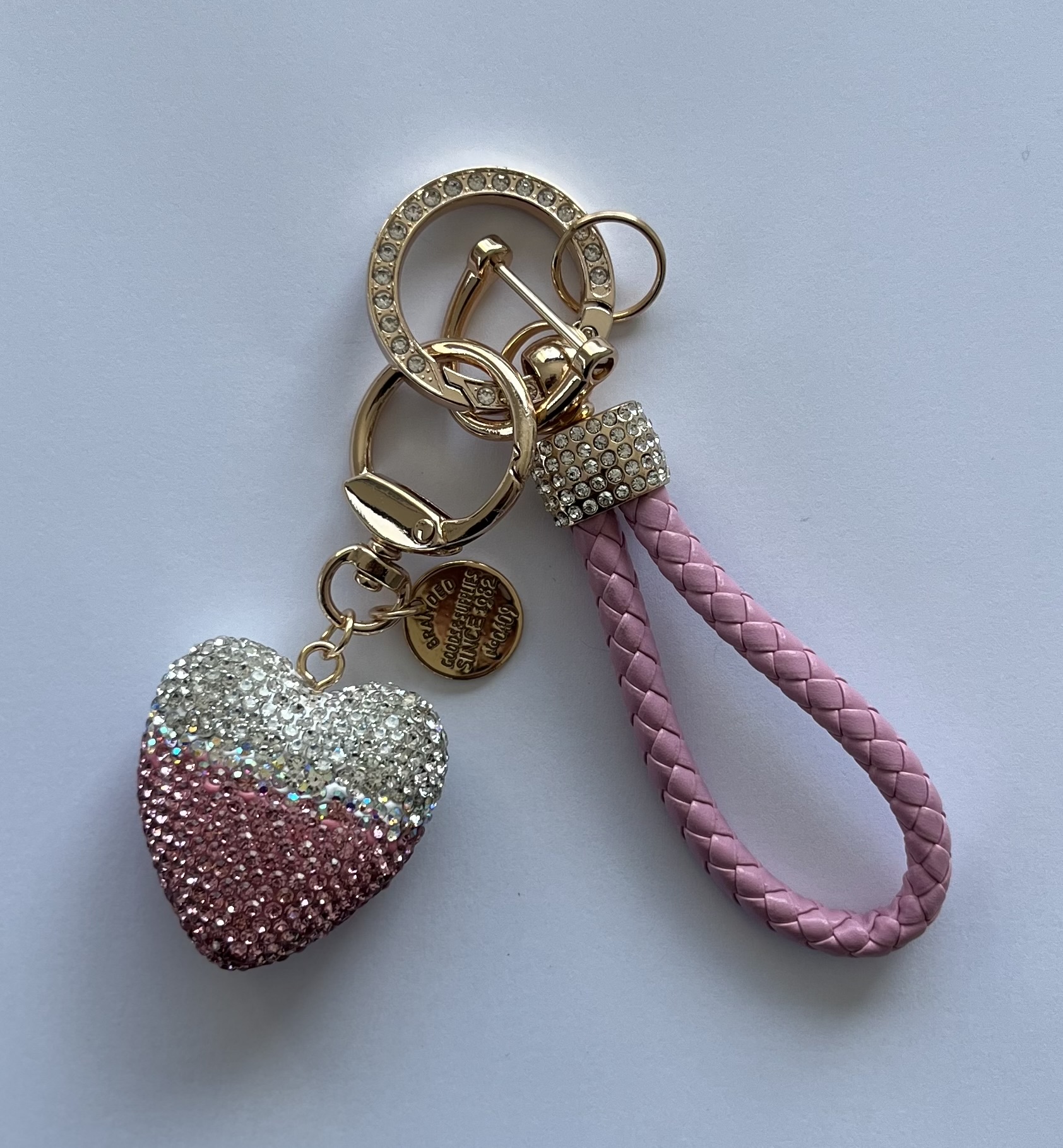 Bijou de Sac COEUR BICOLORE Strass – Image 3