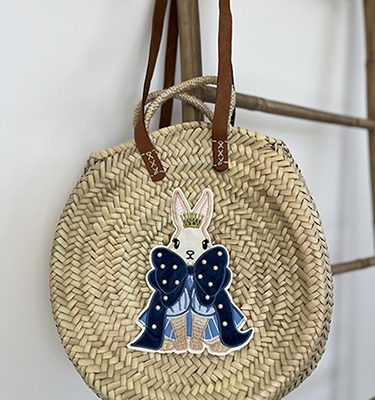 Panier rond BUNNY CHIC