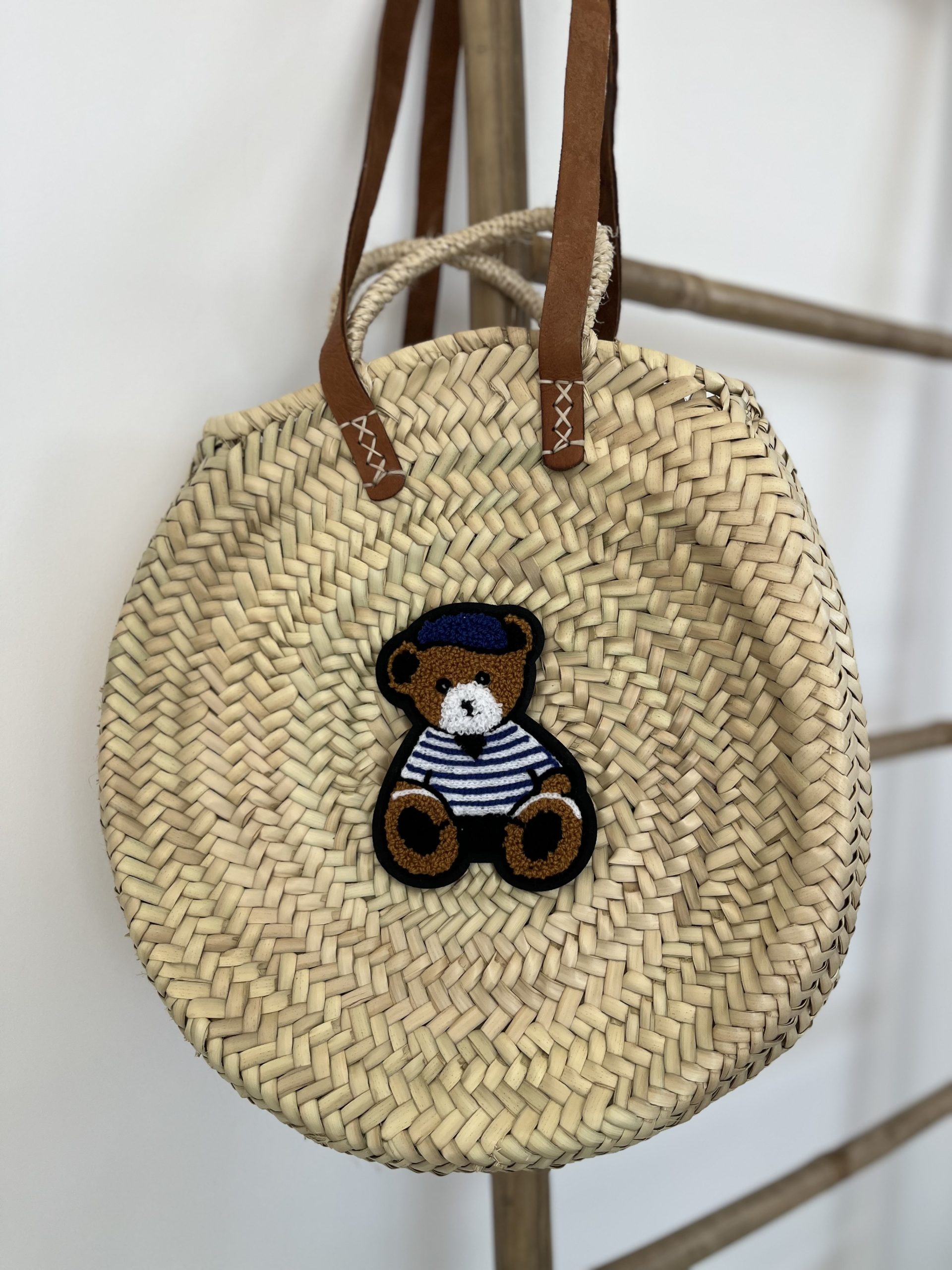Panier rond OURS MARIN