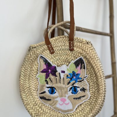 Panier rond FLORAL KITTY