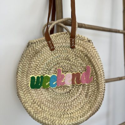 Panier rond WEEKEND