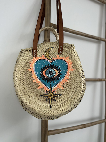 Panier rond LUCKY LOVE