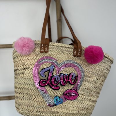 Cabas PINK LOVE