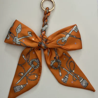 Bijou de Sac NŒUD Orange