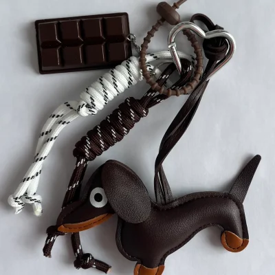 Bijou de Sac TECKEL Chocolat