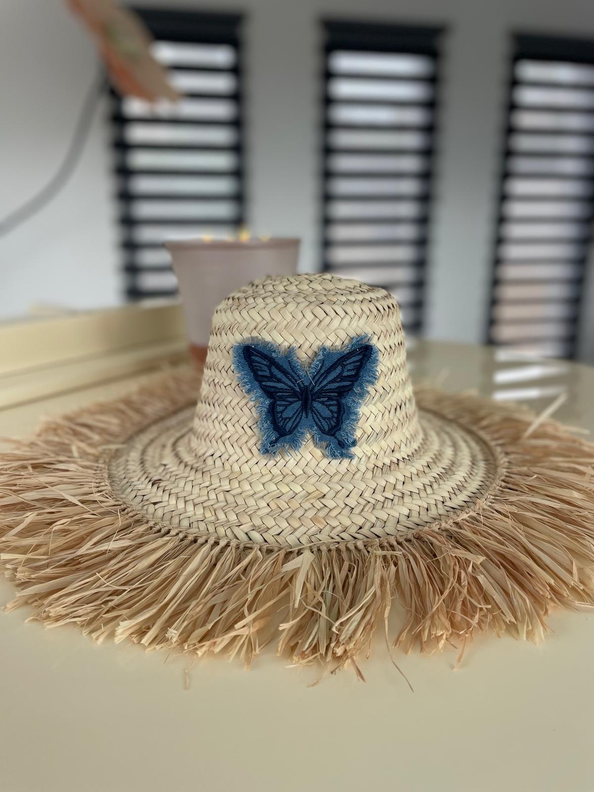 Chapeau à franges PAPILLON JEANS