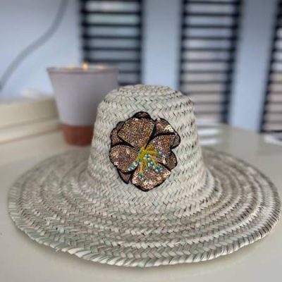 Chapeau FLEUR PAILLETTES