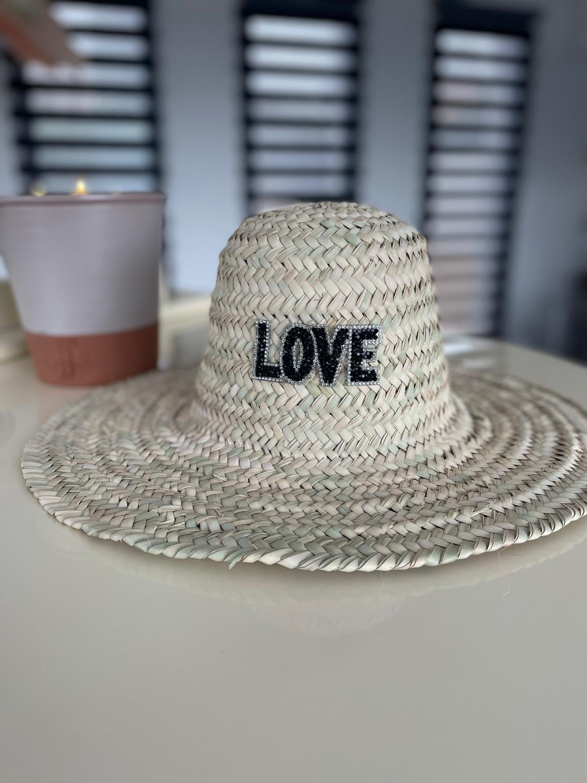 Chapeau LOVE STRASS