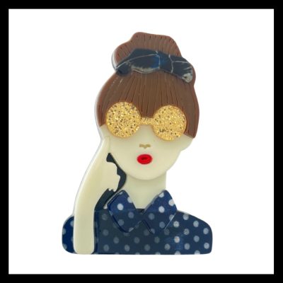 Broche FEMME Chignon