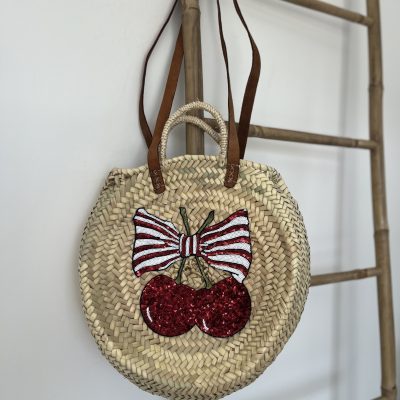 Panier rond CHERRY CHIC