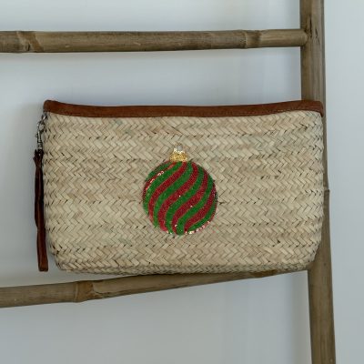 Pochette SANTA CHIC Rouge & Verte