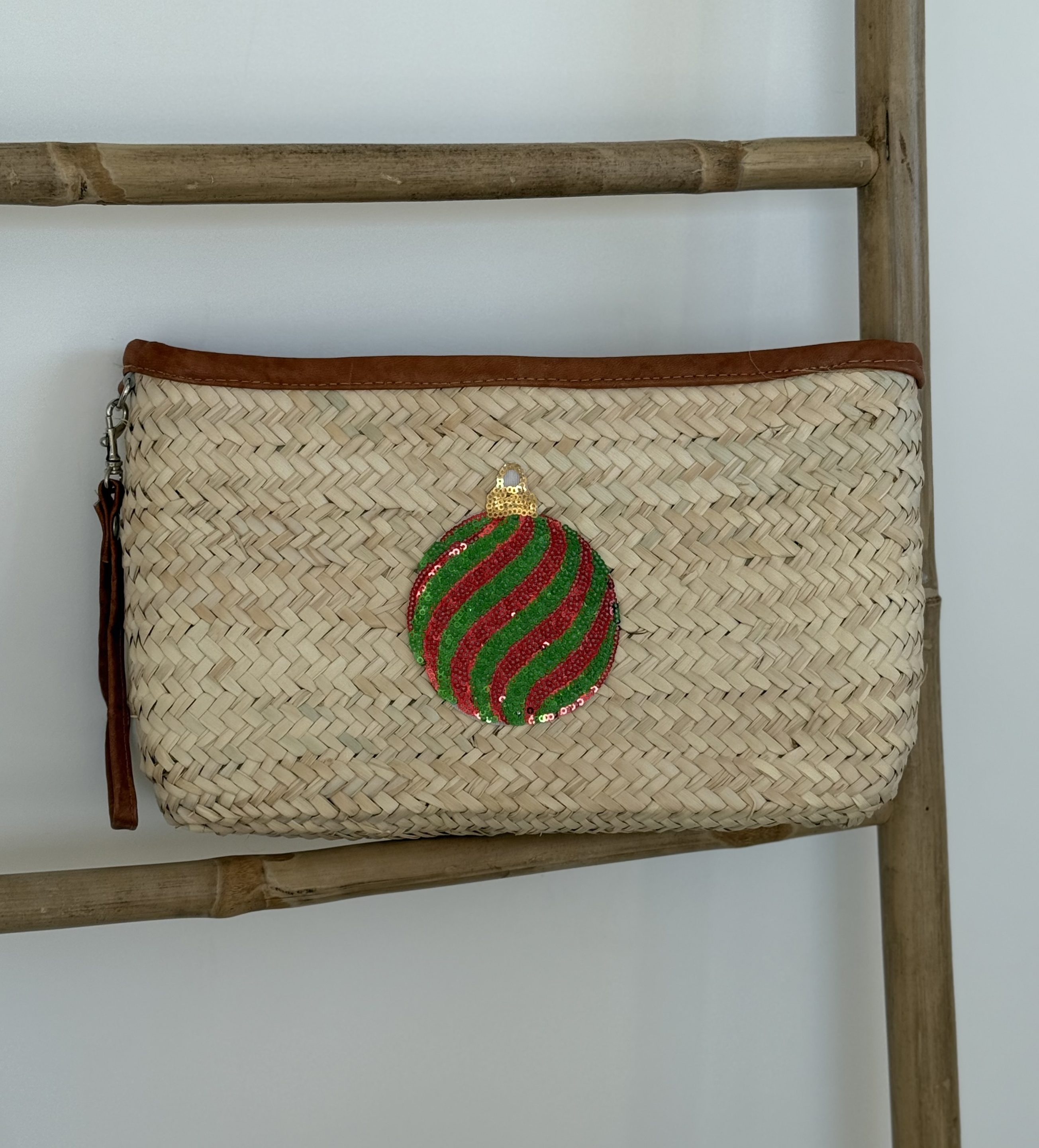 Pochette SANTA CHIC Rouge & Verte