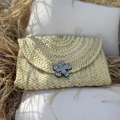 Pochette Soirée FLEUR STRASS