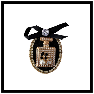 Broche PARFUM Noir