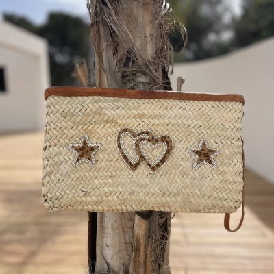 Pochette CŒUR LÉOPARD