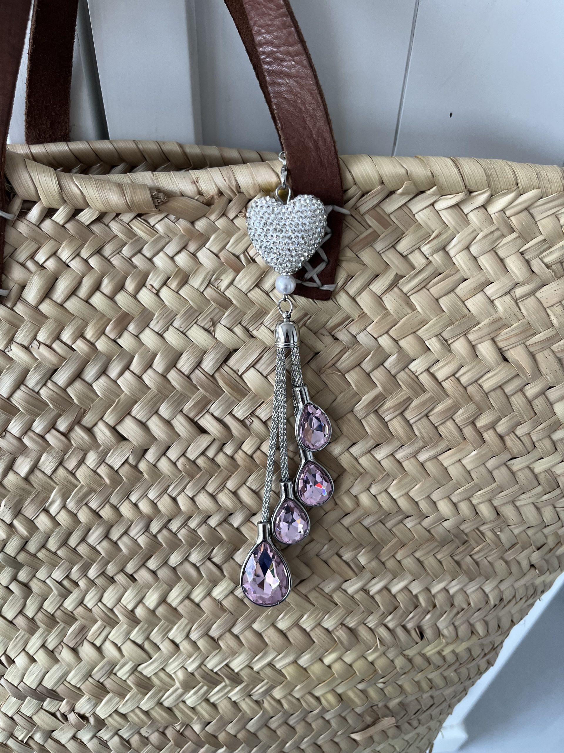 Bijou de Sac BRELOQUE Cœur et Cristal – Image 2