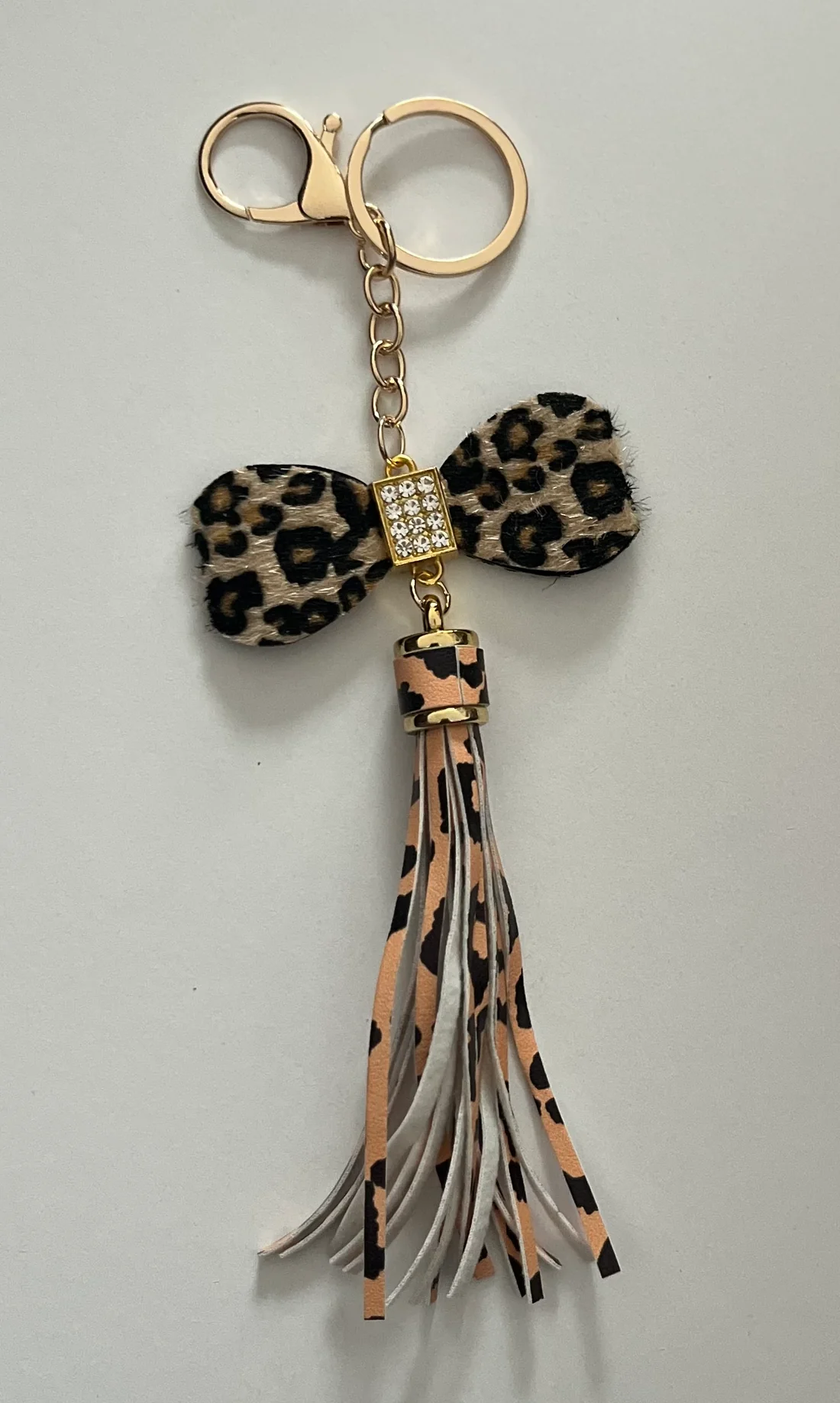 Bijou de Sac NŒUD Léopard