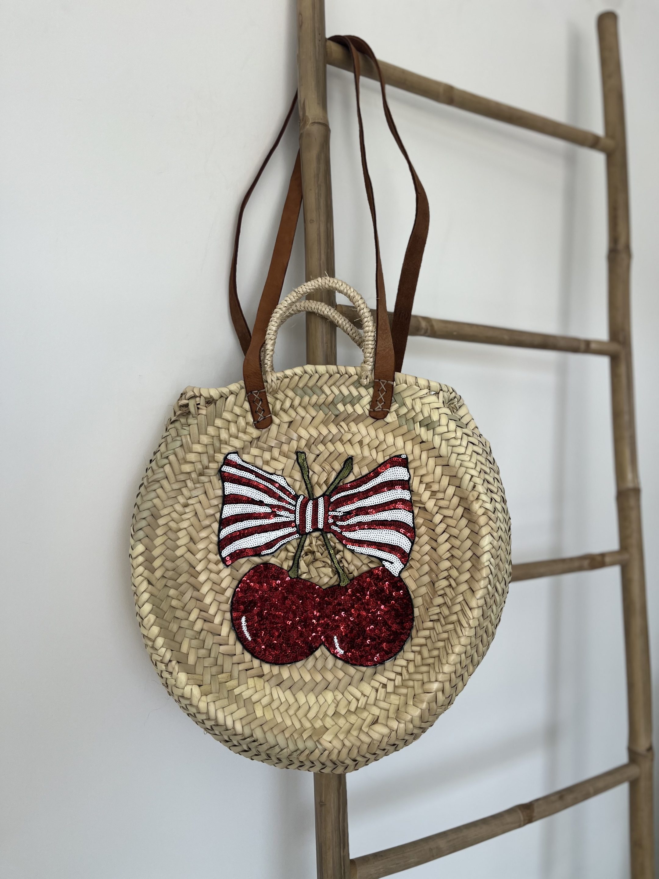 Panier rond CHERRY CHIC